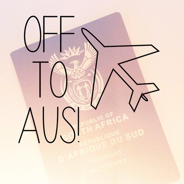 Off to the land down under, home of Country Road and Kangaroos! #sprucelife #lifestyle #travel