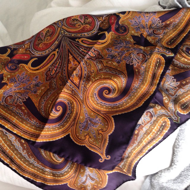 Beautiful silk scarf #classic #style