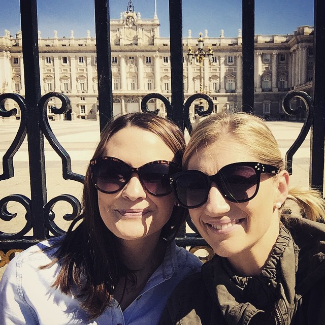 Next in the selfie series...The Palacio Real in Madrid! #sprucedoesmadrid…